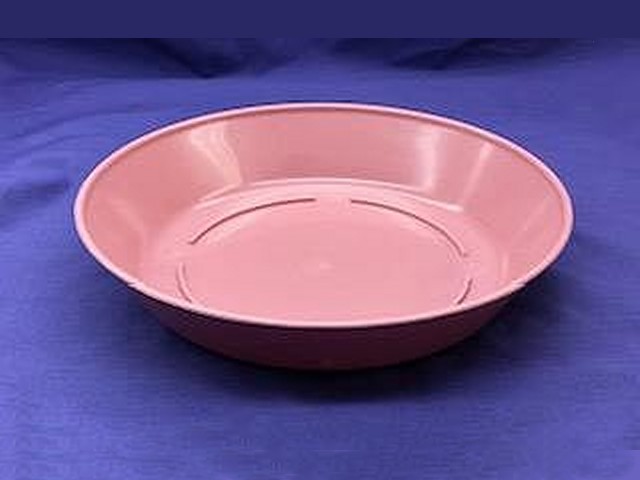 8" Rose Saucer - Click Image to Close